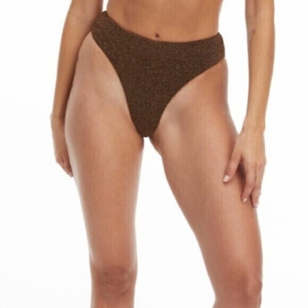 Good American Sparkle High Waisted Cheeky Bottoms
